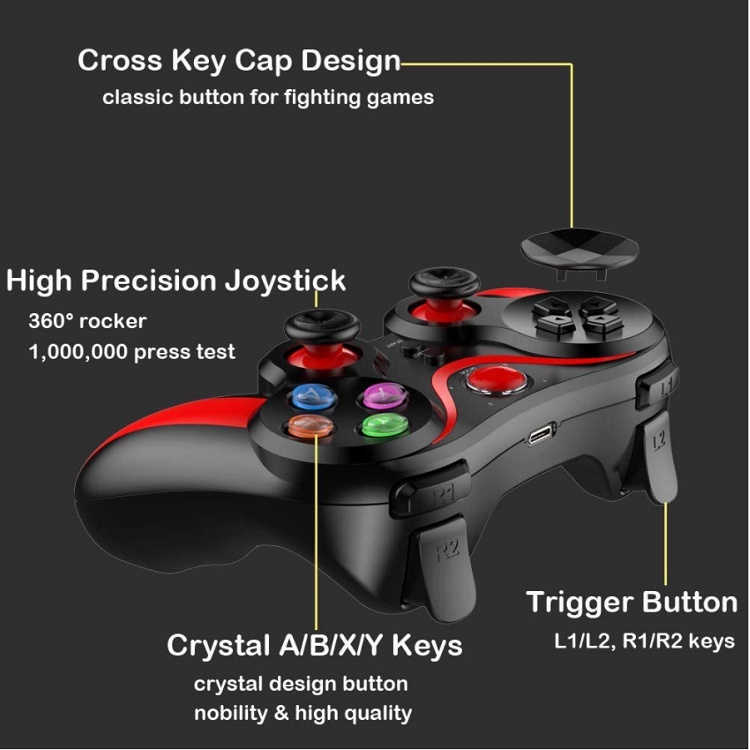 Tay Chơi Game, Không Dây Bluetooth V13 - Dùng Cho Smartphone / iPhone / IOS / Android / PS3 / PC / TV Box