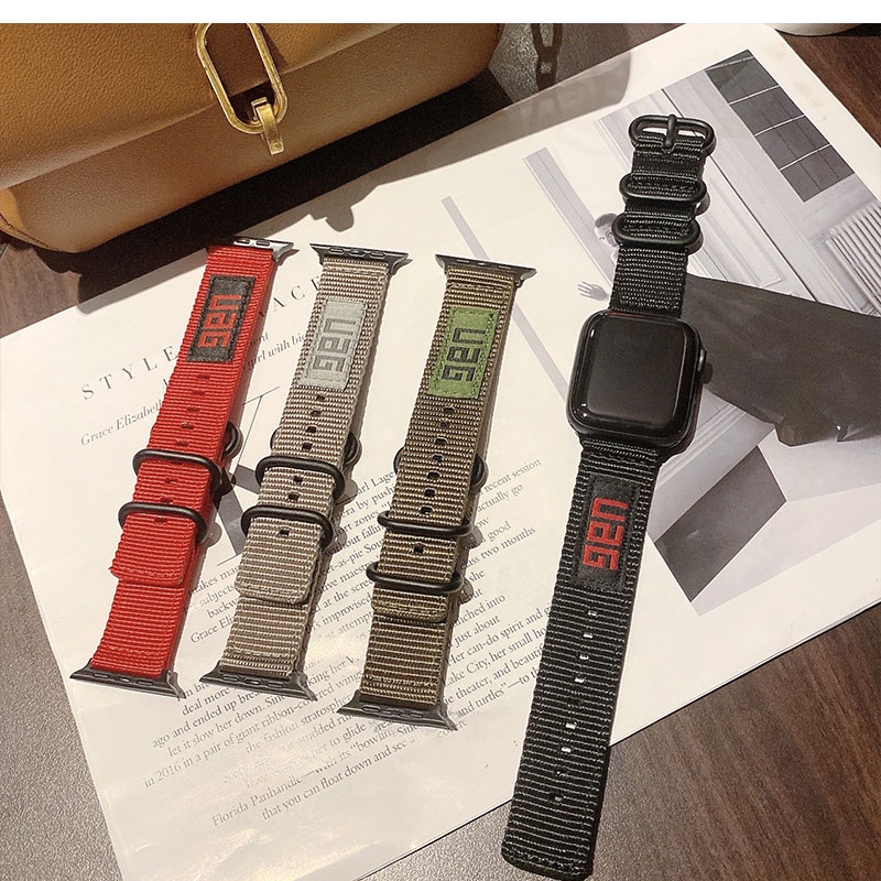 UAG Dây Đeo Nylon Thoải Mái Cho Đồng Hồ Thông Minh iwatch 7 6 SE 5 4 3 2