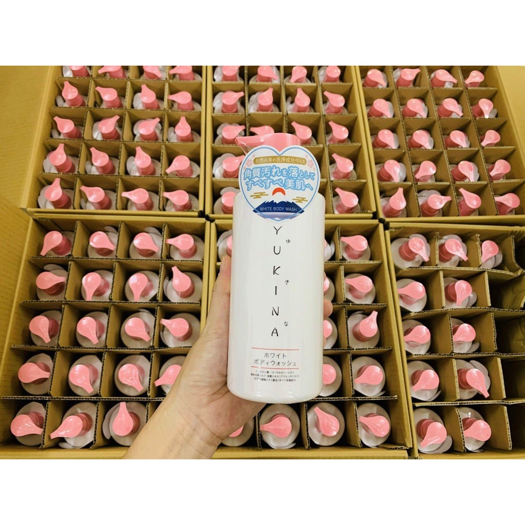 Sữa tắm trắng da YUKINA Nhật Bản thiên nhiên dưỡng ẩm thơm toàn thân body | BigBuy360 - bigbuy360.vn