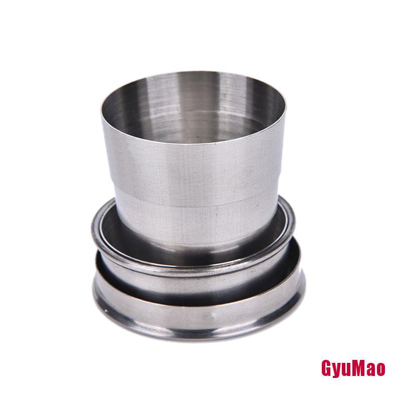 Ly Xếp Bằng Thép Không Gỉ Thiết Kế Nhỏ Gọn Tiện Dụng Mang Theo Du Lịch