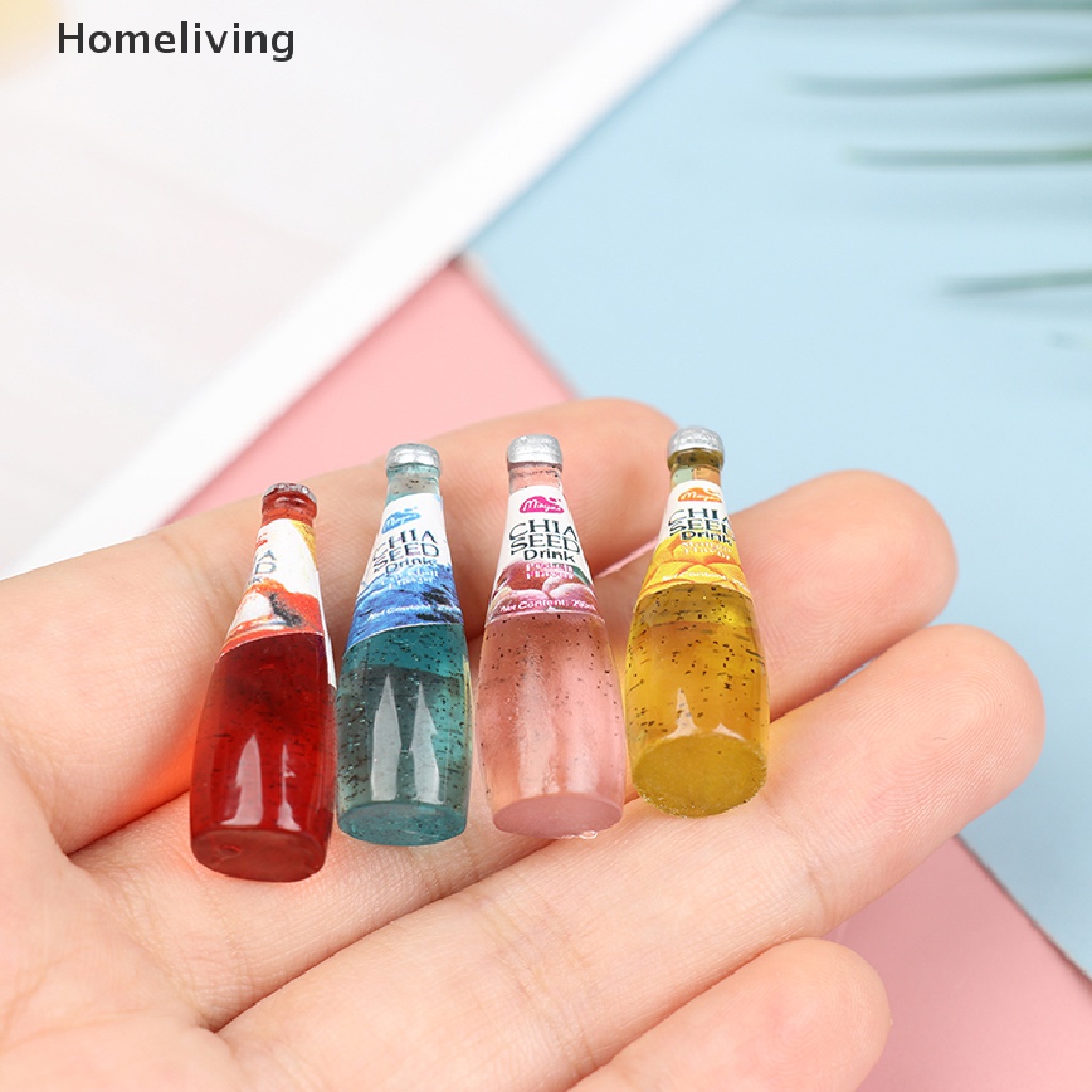 Set 10 Ly Nước Ngọt Mini Tỉ Lệ 1: 12 Dùng Để Trang Trí Nhà Búp Bê