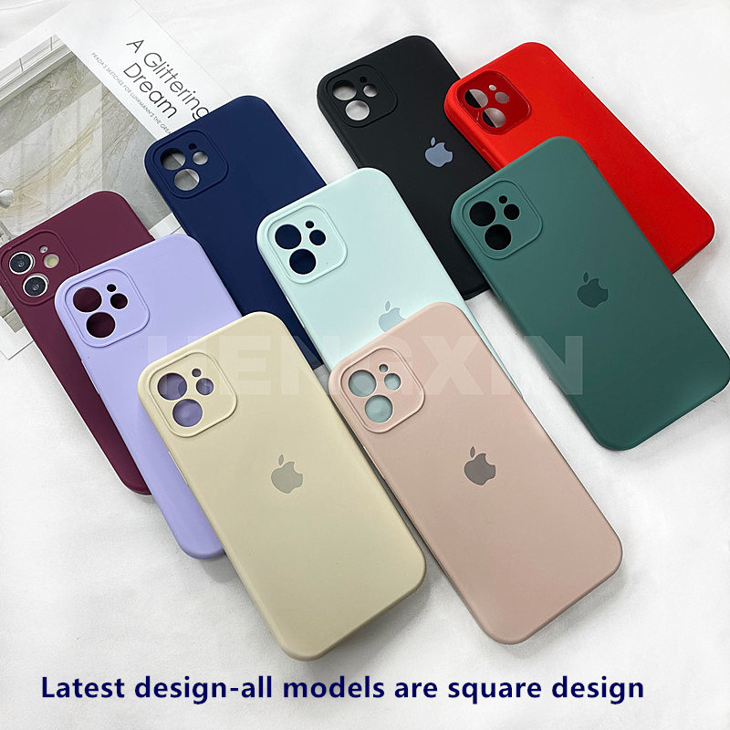 Ốp điện thoại mềm hình vuông cho 7 7 plus 8 8 plus x xr xs 11 12 pro max plus pro max | BigBuy360 - bigbuy360.vn