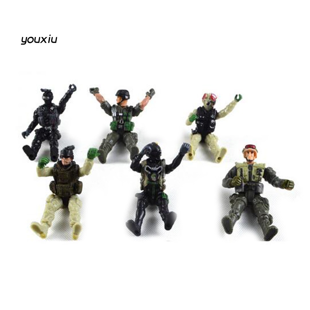 Set 6 Mô Hình Đồ Chơi Người Lính Quân Đội Cho Bé