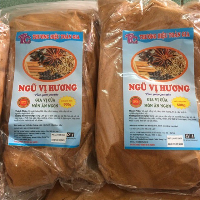 BỘT GIA VỊ NGŨ VỊ HƯƠNG GÓI 500G