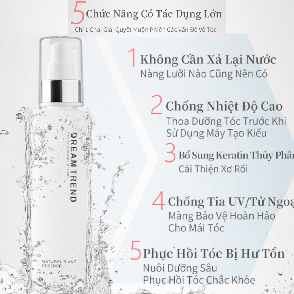 Dưỡng tóc Dream Trend aha giúp tóc mềm mượt, dầu dưỡng tóc aha dream trend Đài Loan 150ml