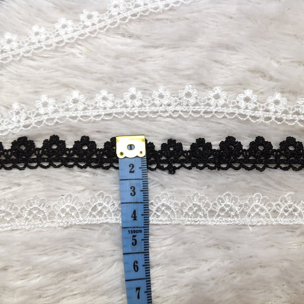 Ren hoa thêu viền áo voan đính trang trí trang phục váy đầm áo dài