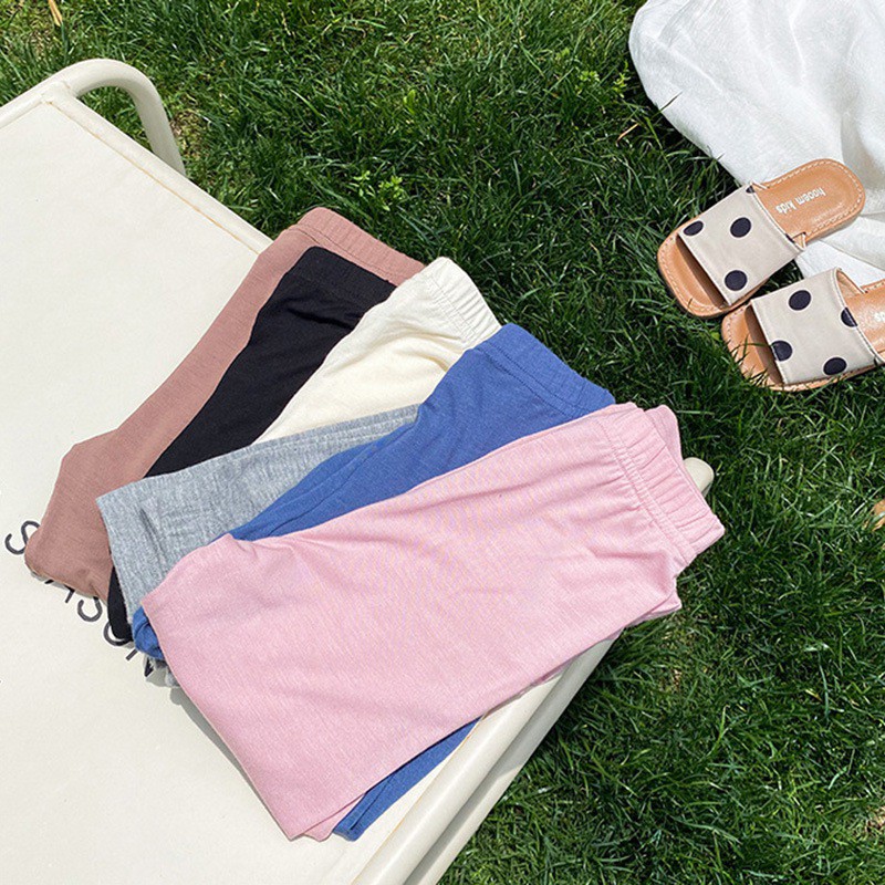 Quần Legging Mỏng Thời Trang Mùa Hè Cho Bé Gái