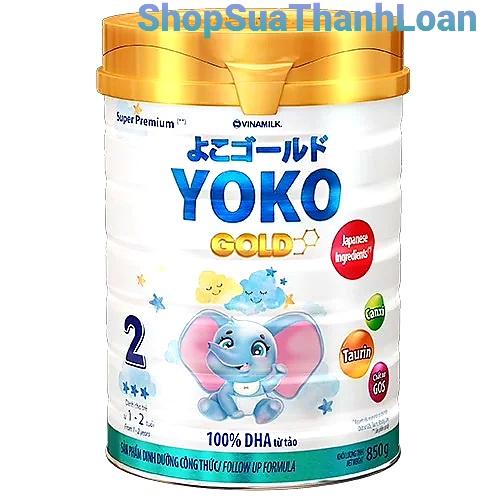 [HSD T6-2023] Sữa Bột YOKOGOLD 2 850g (Cho Trẻ Từ 1 - 2 tuổi)