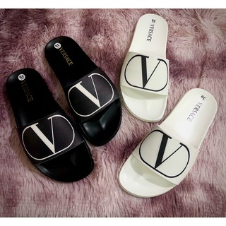 [HÌNH THẬT] Dép Quai Ngang Da PU VERSACE Nam, Nữ, Unisex Thiết Kế Thời Trang,Cao Cấp, Êm Chân và Chất Lượng