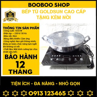 Bếp từ cảm ứng Goldsun BA2102-GT - Bảo Hành 12 tháng .