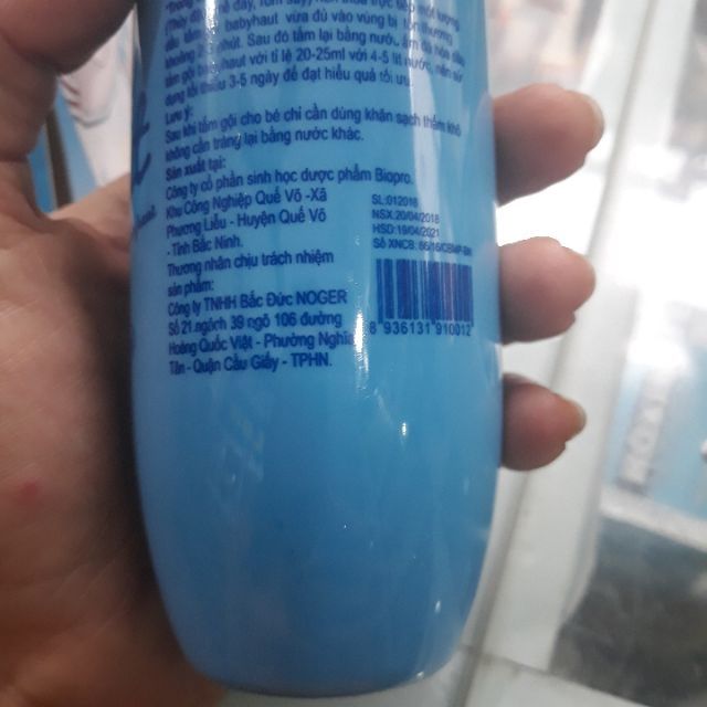 6 chai sữa tắm babyhaut 230ml