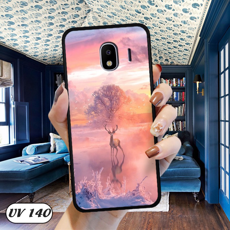 Ốp lưng Samsung Galaxy J4 2018  lưng nhám viền dẻo