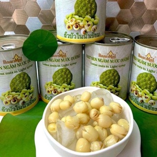 Topping hạt sen (hạt sen ngâm đường)