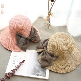 Nón rộng vành thắt nơ phong cách Hàn Quốc dành cho nữ