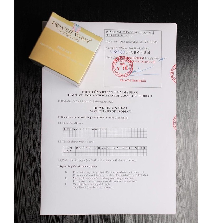 COMBO DƯỠNG TRẮNG DA NGÀY VÀ ĐÊM NICEDAY (20g) + SERUM  CĂNG BÓNG DA 5IN1(35ml)  HERSKIN PRINCESS WHITE (MẪU MỚI) | BigBuy360 - bigbuy360.vn