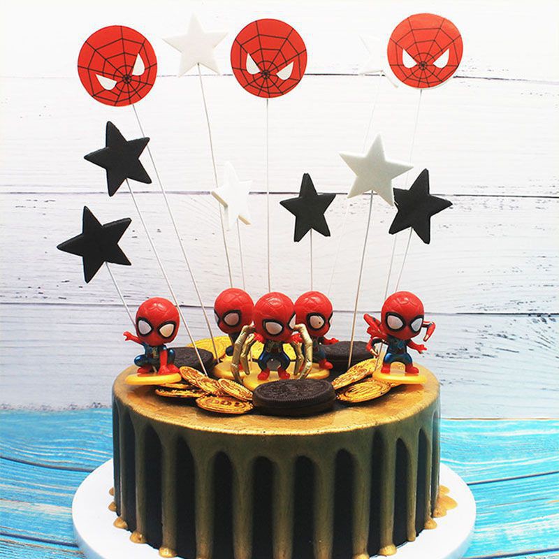 Người Nhện Spider Man Chibi nhựa nặng trang trí bàn làm việc, trang trí góc học tập, trưng bày, đồ chơi