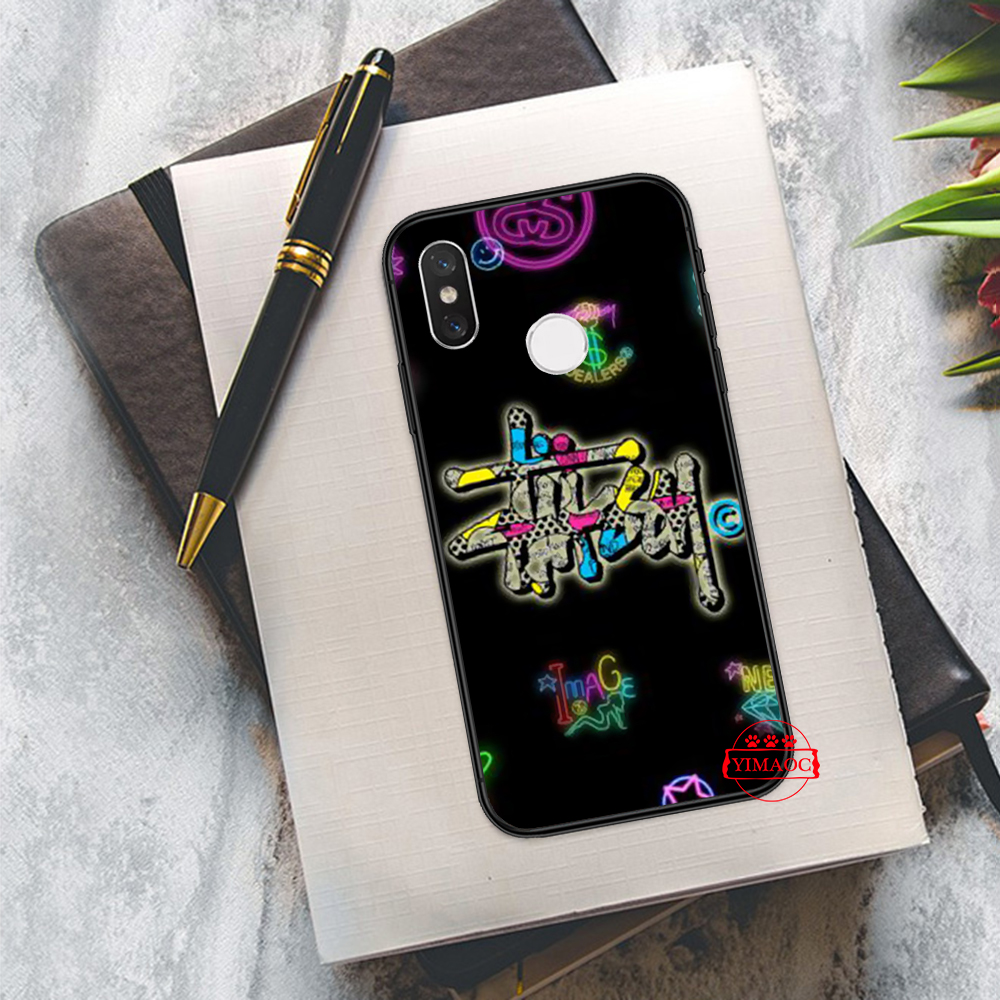 Ốp Điện Thoại Mềm In Logo Stussy 22e Cho Xiaomi Mi 11i 11 Ultra Poco F3 Redmi K40 Note 9 10 Pro Max