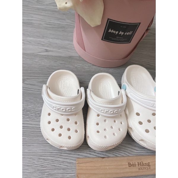 Dép crocs trơn xuất dư xịn