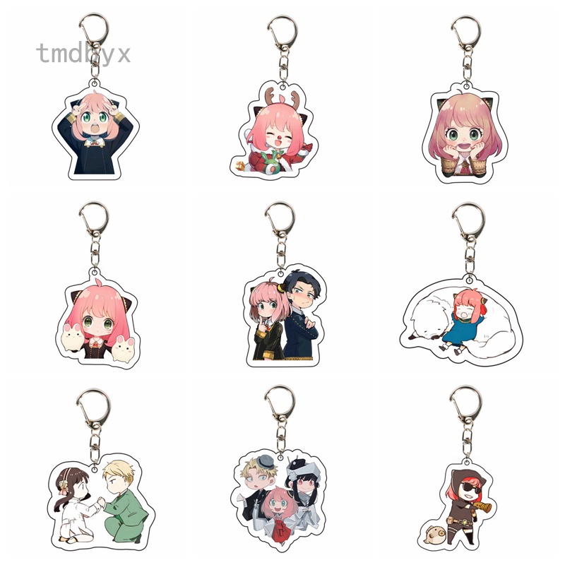 Tmdbyx Móc Khóa Anime SPY X FAMILY House Wine Play