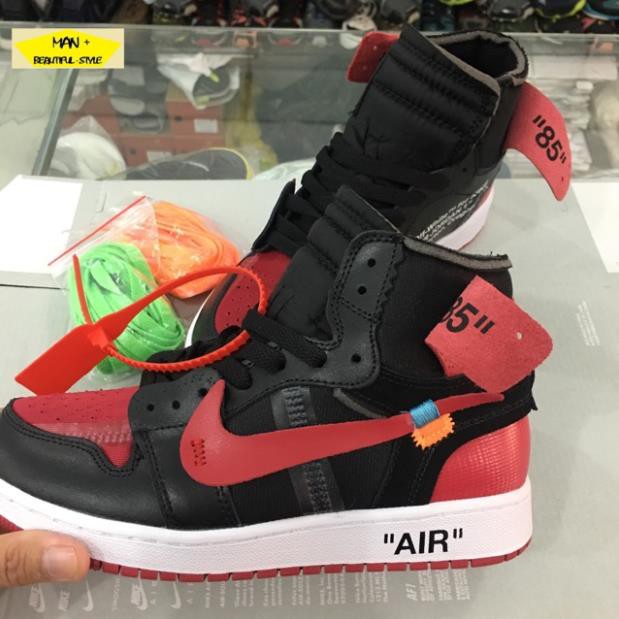 Sale XẢ HẾT Giày senaker AIR JORDAN 1 off white đỏ đen < ) 2020 new ^ . XX