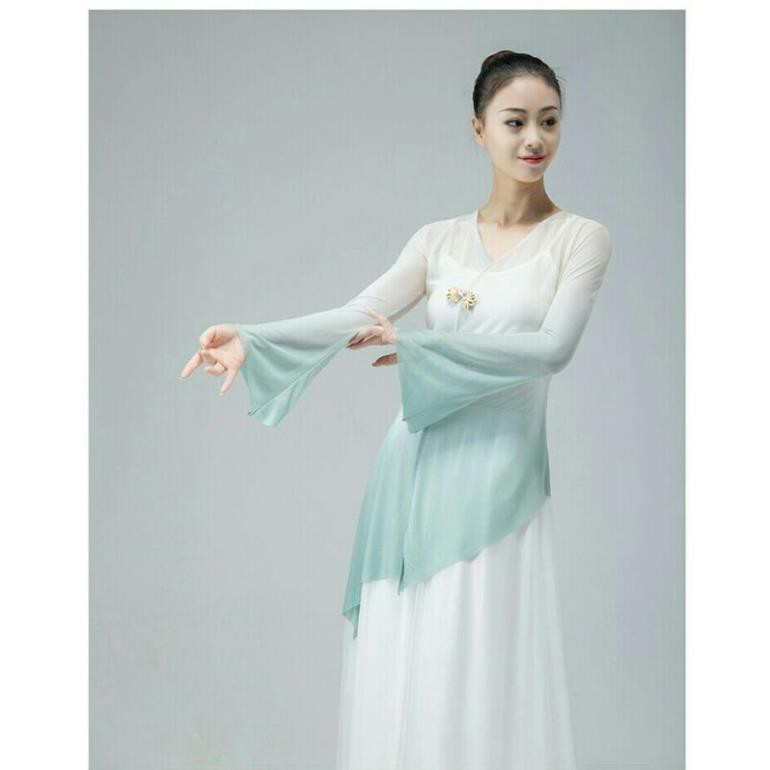 Áo lưới xẻ tà múa cổ trang Trung Quốc A91 Diễm Phương | BigBuy360 - bigbuy360.vn