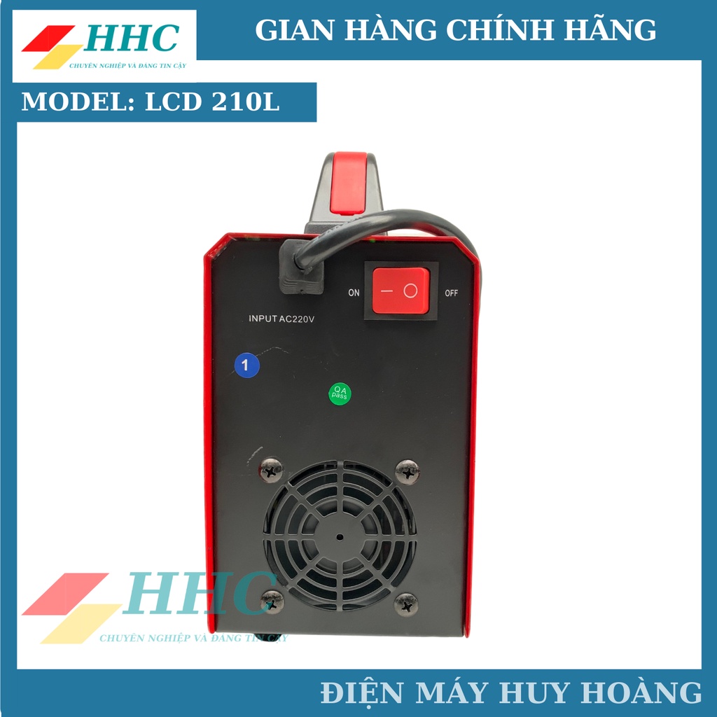 Máy hàn chính hãng Weweld ARC 210L Màn hình LCD - Máy hàn Tig que chuyên nghiệp cho thợ