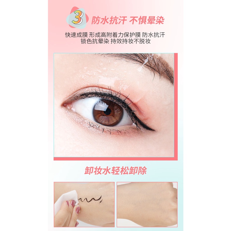 Bút Kẻ Mắt Dạng Lỏng Nhanh Khô Lâu Trôi 0.1mm Thương Hiệu Lameila Đen
