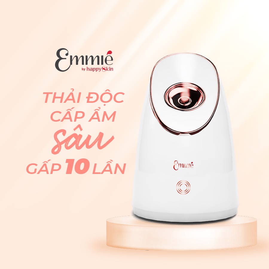 Máy Xông Mặt Cấp Ẩm Sâu Nano Ion Emmié By Happy Skin Nano Ionic Facial Steamer &amp; Humidifier