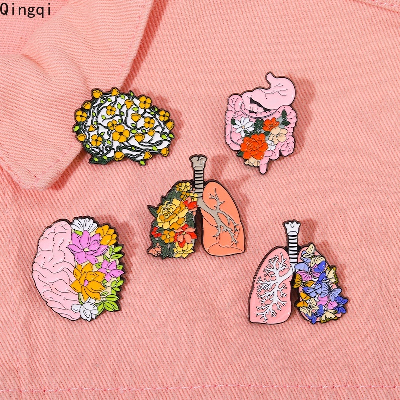 Ghim cài áo MISS ZOE hình bộ não hoạt hình ngộ nghĩnh độc đáo