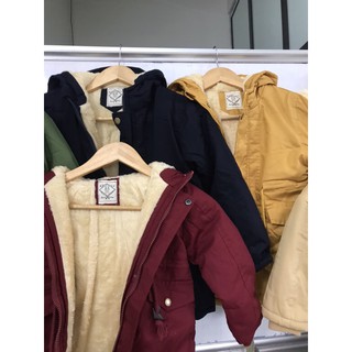 áo parka lót lông siêu ấm cho bé