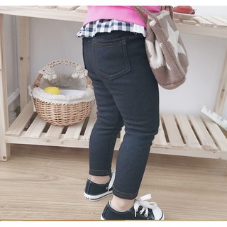 Quần nỉ giả bò có lót lông cho bé trai/bé gái