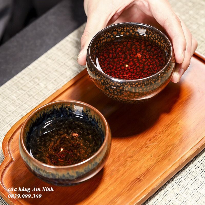 Chén Thiên Mục Kiến Trản Dung Tích Từ 130 ml Tới 200 ml (Sản phẩm tuyển chọn của Nghệ Nhân)