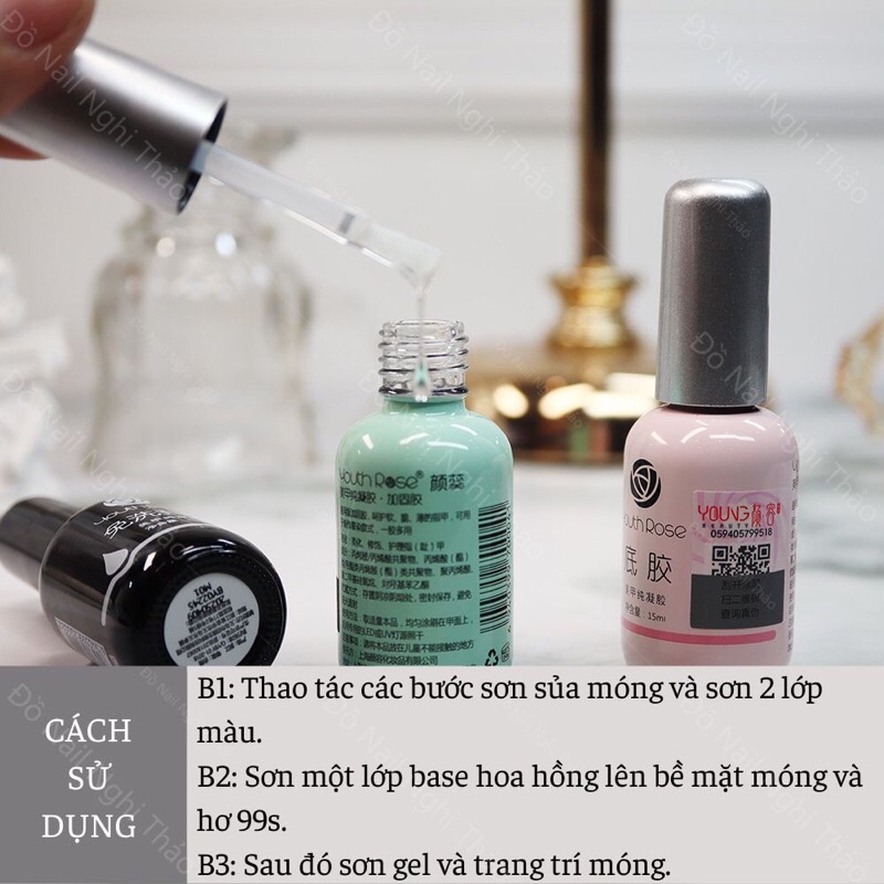 Base Top Cứng Móng hoa hồng chuẩn loại 1