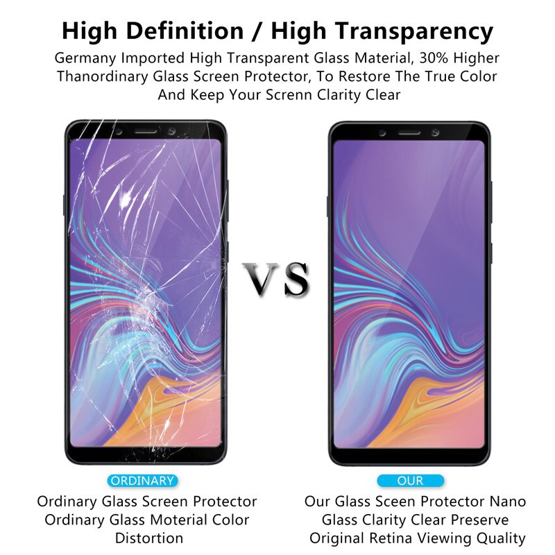 Miếng dán cường lực full màn hình Samsung Galaxy A9 2018