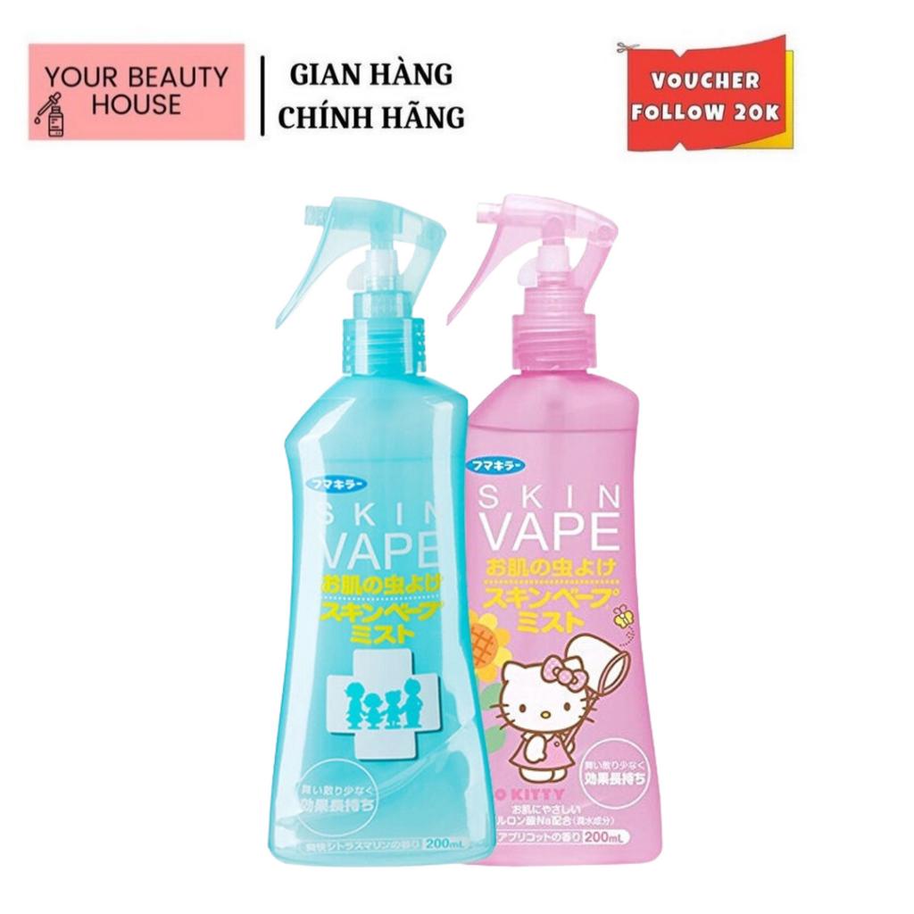 [Skin Vape] Xịt Phun Sương Chống Muỗi Và Côn Trung  200ml