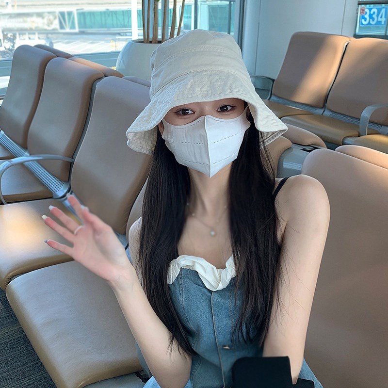 Nón Tai Bèo Vành Rộng Thoáng Khí Màu Sắc Đơn Giản