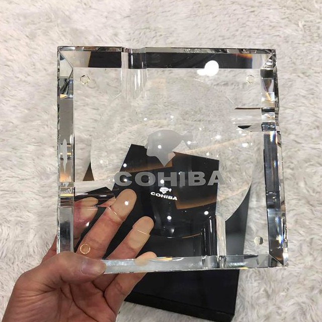 Gạt Tàn Thủy Tinh 4 Điếu Cohiba SL-600 Cao Cấp