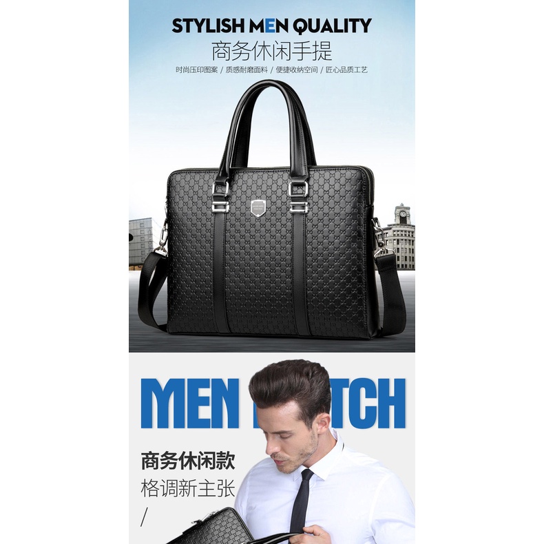 Túi xách da công sở thời trang cho nam NSGSB33 r9Ps | BigBuy360 - bigbuy360.vn