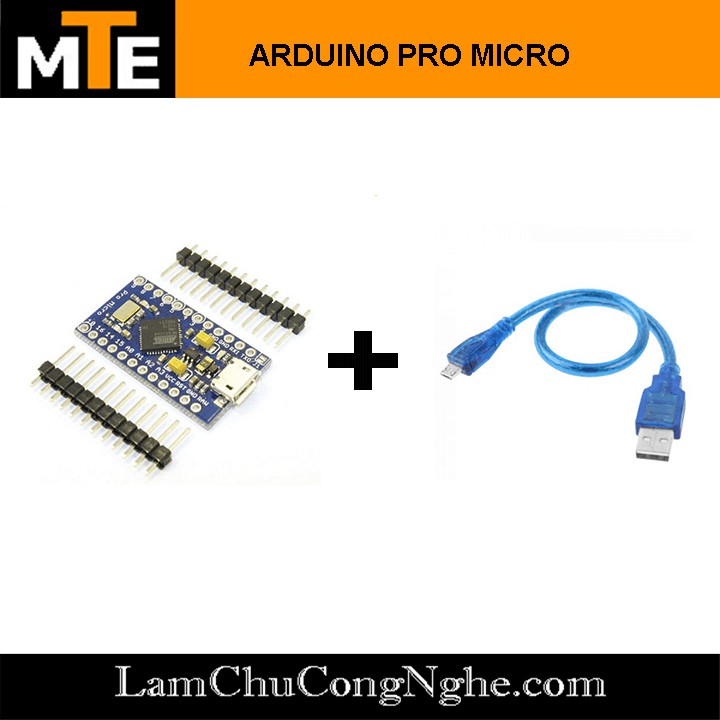 Mạch Arduino PRO MICRO 5V-16Mhz Atmega32U4 (board phát triển)