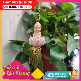Dây treo oto tượng phật phong thủy 45cm, Mang may mắn, Tài lộc, Bình an - Phatduyenshop