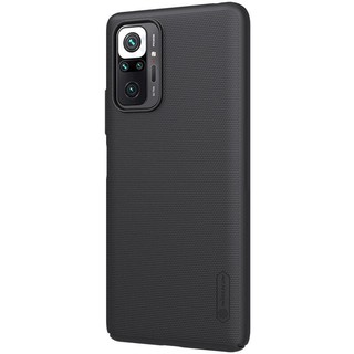 Ốp Lưng Nillkin Xiaomi Redmi Note 10 Pro 4G, Redmi Note 10 Pro Max ốp cứng, đen,chống bám vân tay (tặng giá đỡ)