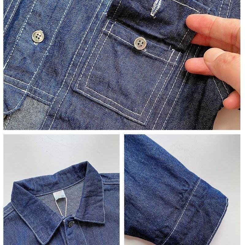 Áo Khoác Denim Chống Nắng Thời Trang Mùa Hè Cho Bé Trai