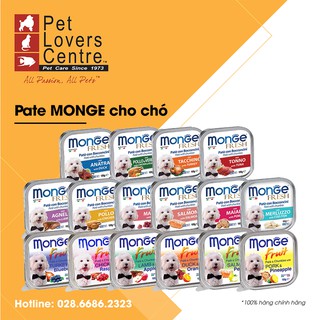 ( SLN 10 ) ( SLN 10 ) [Đủ vị] Pate cho chó MONGE 100G