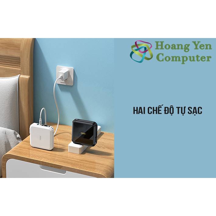 Sạc Dự Phòng Remax RPP-276 15000Mah (Sạc Nhanh PD20W, QC3.0, 22.5W), Tích Hợp Cáp Sạc, Nguồn AC Sạc Trực Tiếp - BH 1 Năm