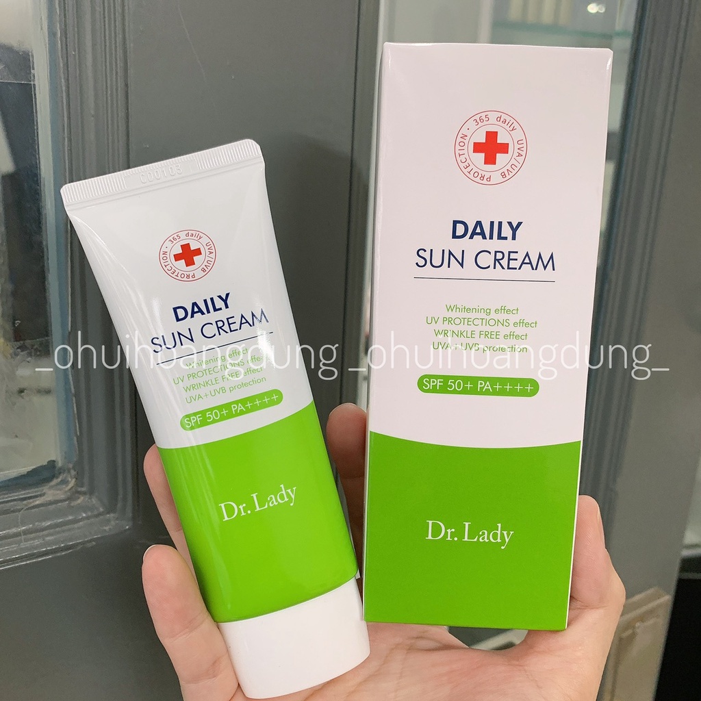KEM CHỐNG NẮNG VẬT LÝ DAILY SUN CREAM 3 IN 1 SPF50+ PA ++++