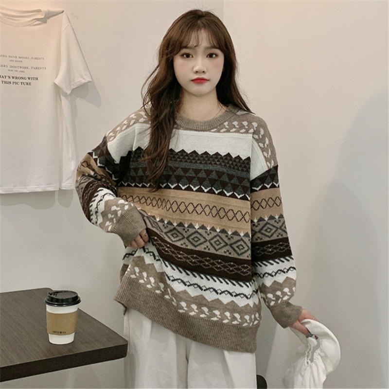 L088 - Áo len thổ cầm, áo len nữ form rộng phong cách Hàn Quốc (Kèm ảnh thật) | BigBuy360 - bigbuy360.vn