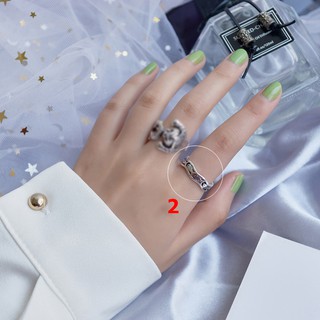 Nhẫn bạc nữ nhiều mẫu cá tính A516
