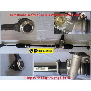 Cụm thước lái suzuki wagon r+ 2001-2007 hàng chính hãng full cụm đầy đủ