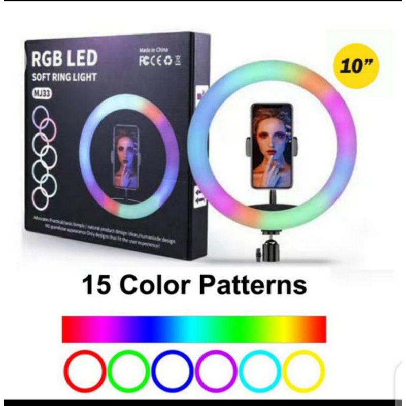 Đèn Led Rgb Mj26 / Cxb Rgb 260 10 Inch (26cm) Hỗ Trợ Chụp Ảnh Studio