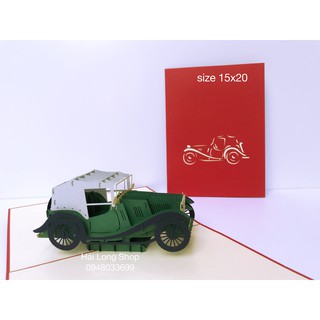Ô Tô 2 - Car - Thiệp 3D